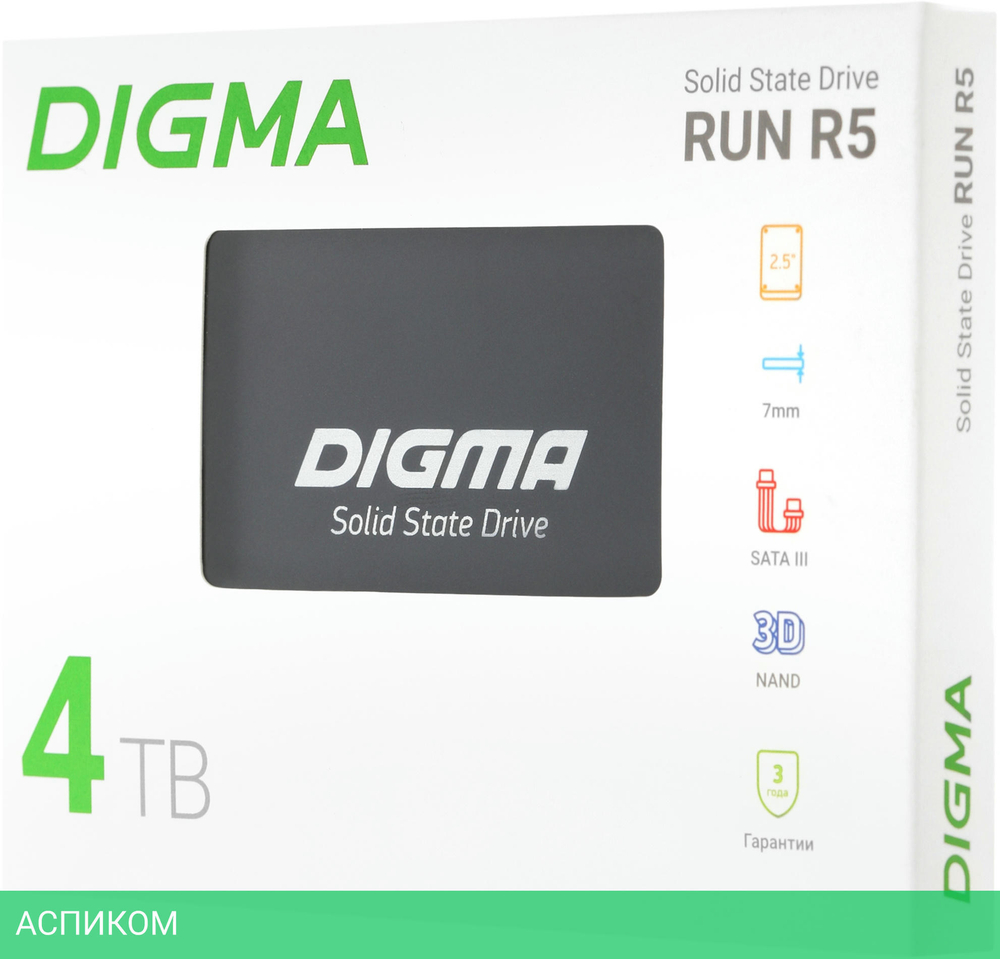 SSD диск Digma Run R5 4TB (DGSR2004TR53T)