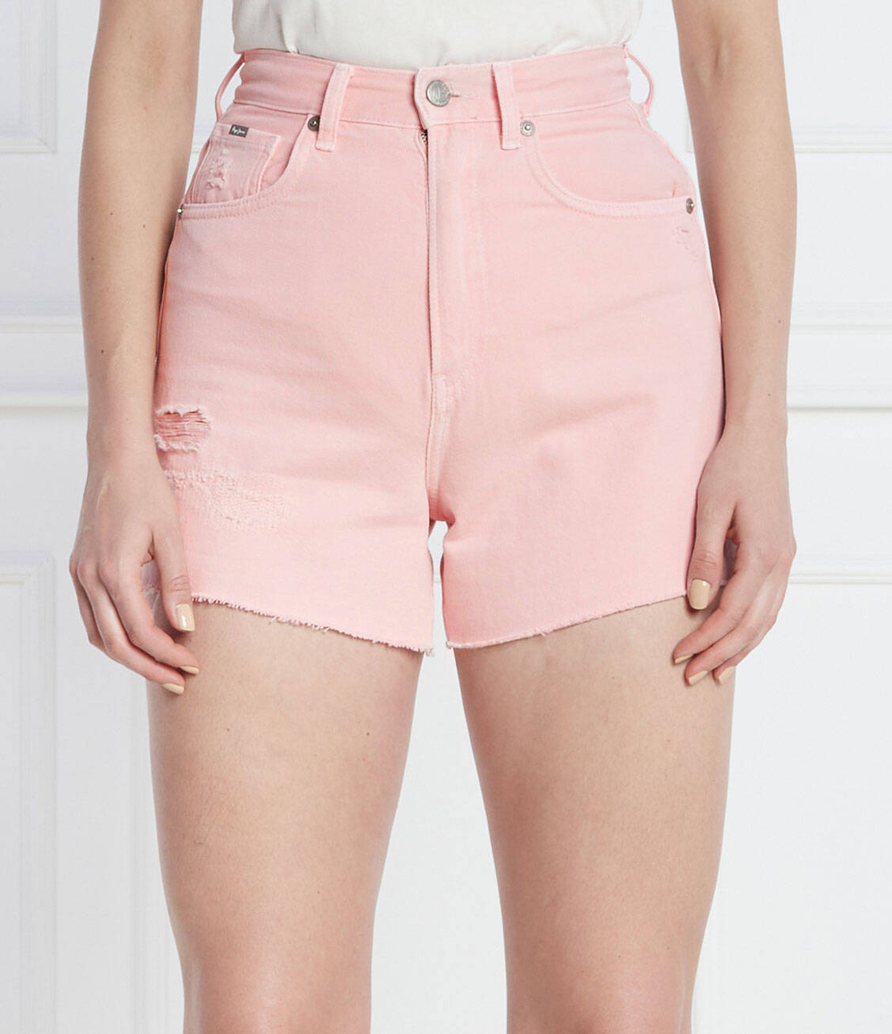 Джинсовые шорты Pepe Jeans London - розовый(PL801122)