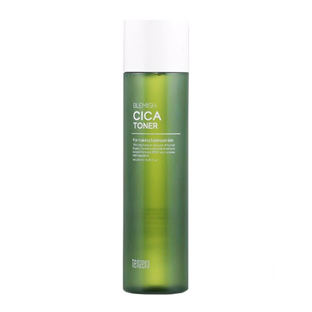 Смягчающий тонер с экстрактом Центеллы Азиатской Tenzero Blemish Cica Toner 200мл