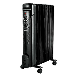 Обогреватель масляный D10-9 "DELTA", 2000 Вт, 9 секций, черный