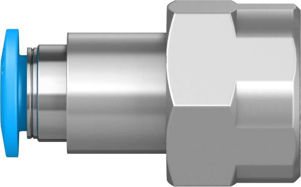 Штуцер цанговый с внутренней резьбой Festo QSF-1/4-6-B