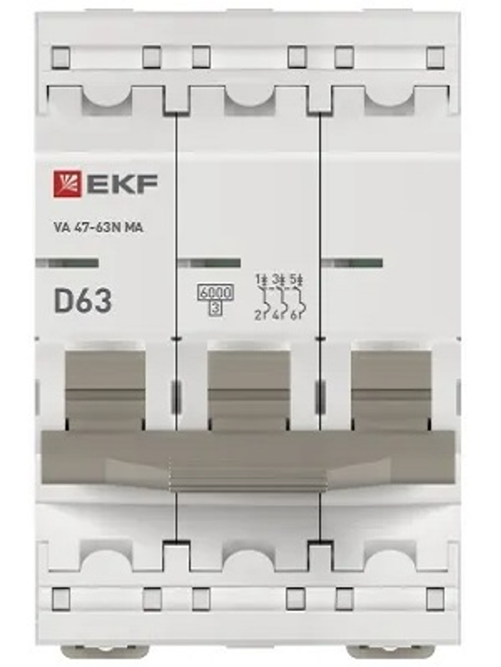 Автоматический выключатель  EKF M63MA6363D
