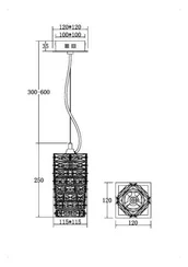Подвесной светильник Спираль / Coil 3000К 3Вт Maytoni mod124pl-l3ch3k