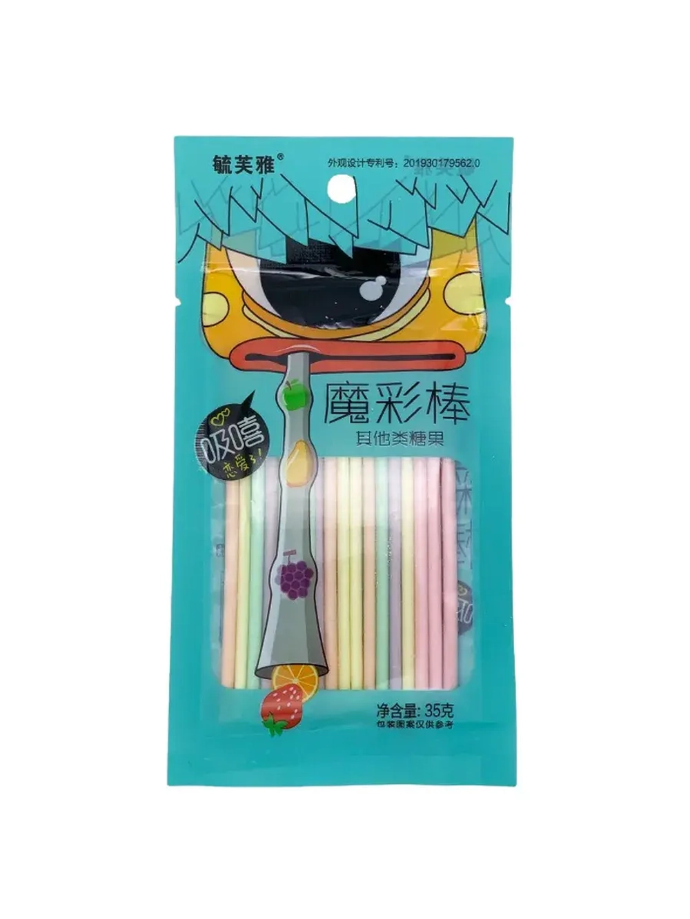 Конфеты йогуртовые трубочки фруктовые 35 г * 20 шт