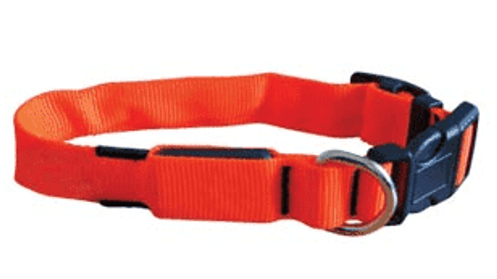 ОШЕЙНИК СВЕТЯЩИЙСЯ HFC-002M 2.5х40-55см (ОРАНЖЕВЫЙ)