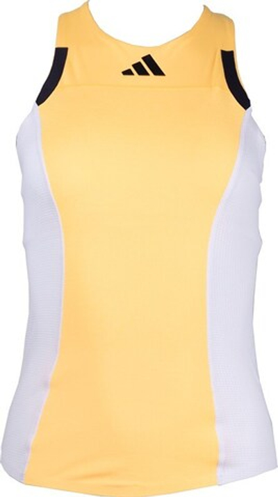 Женский топ теннисный Adidas Heat.Rdy Pro Tank - white/orange