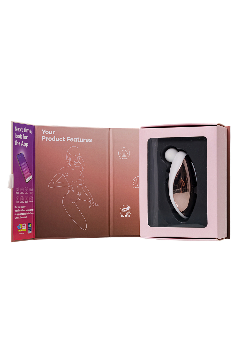 Вибростимулятор клитора Satisfyer Spot On 2, белый, 9 см