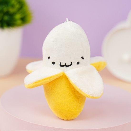 Мягкий брелок Банан, Banana, 12 см