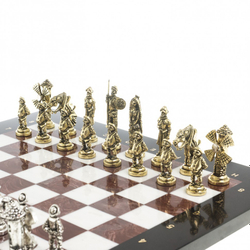 Шахматы "Дон Кихот" доска 36х36 см камень мрамор лемезит G 122878