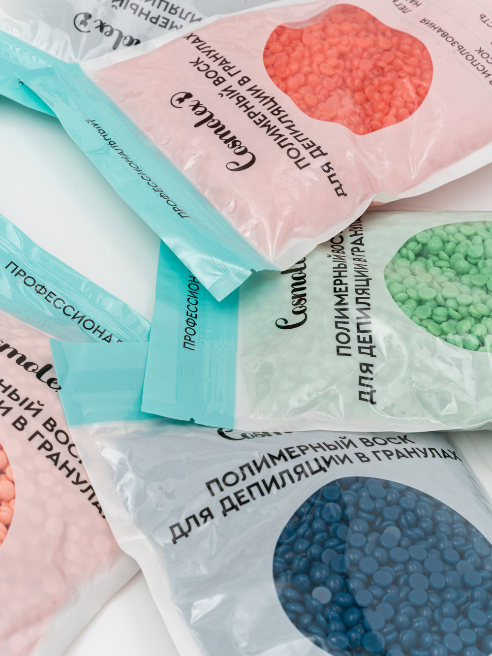 Воск в гранулах клубника