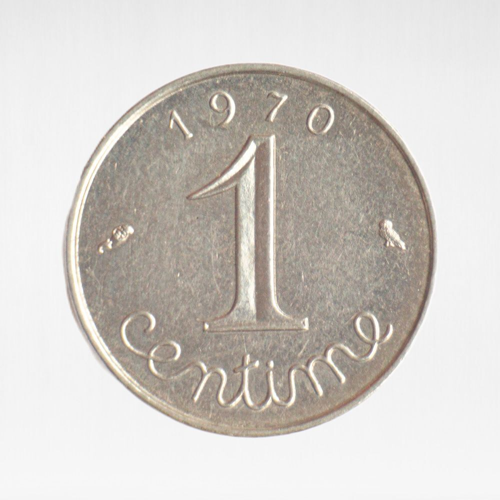 France, 1 Centime 1970 - 5th Republic, VF