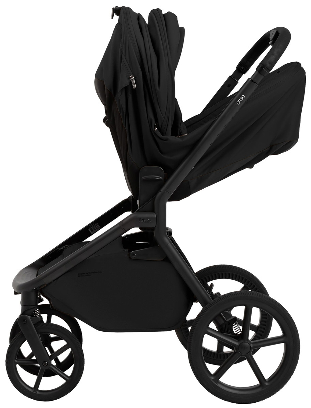 Детская коляска 2 в 1 Sweet Baby SBL Orso New 427635 New Black