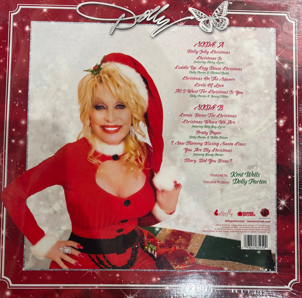 Виниловая пластинка Dolly Parton ‎– A Holly Dolly Christmas LP Silver