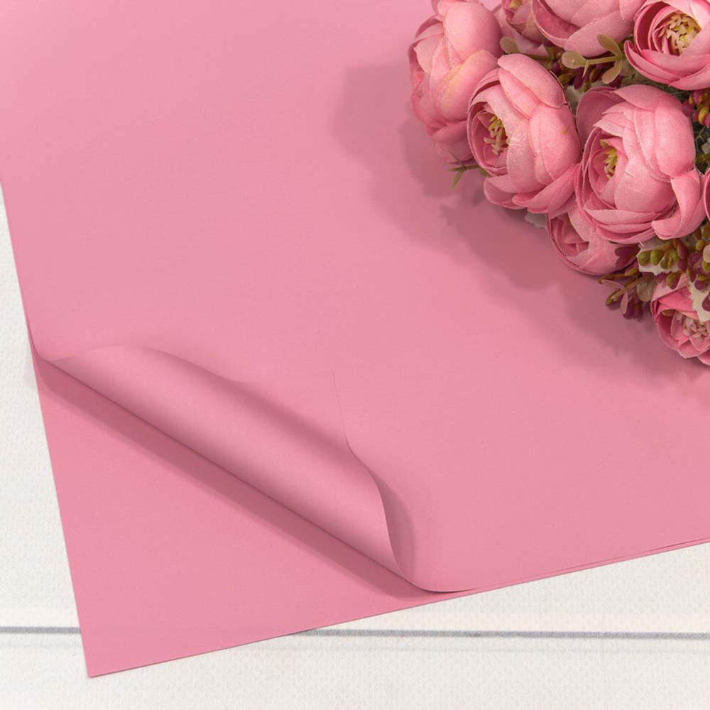 Пленка В листах 20 шт 60 х 60 см "Корейская" (Розовый)