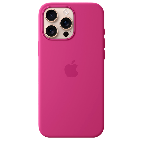 Силиконовый чехол с поддержкой MagSafe Apple Silicone Case для iPhone 16 Pro Max, Fuchsia (Фуксия)