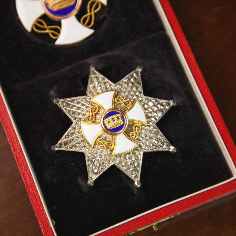 Орден Короны Италии (полный комплект). Степень Великого Офицера