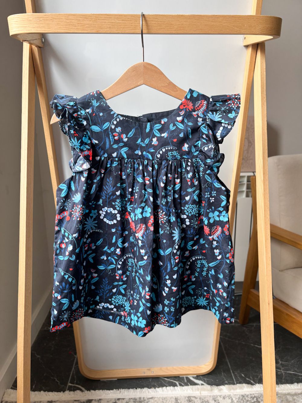 Хлопковая блузка Jacadi, 128