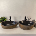 Раковина из речного камня ПАРА! RS-65343 49*34*15 0865