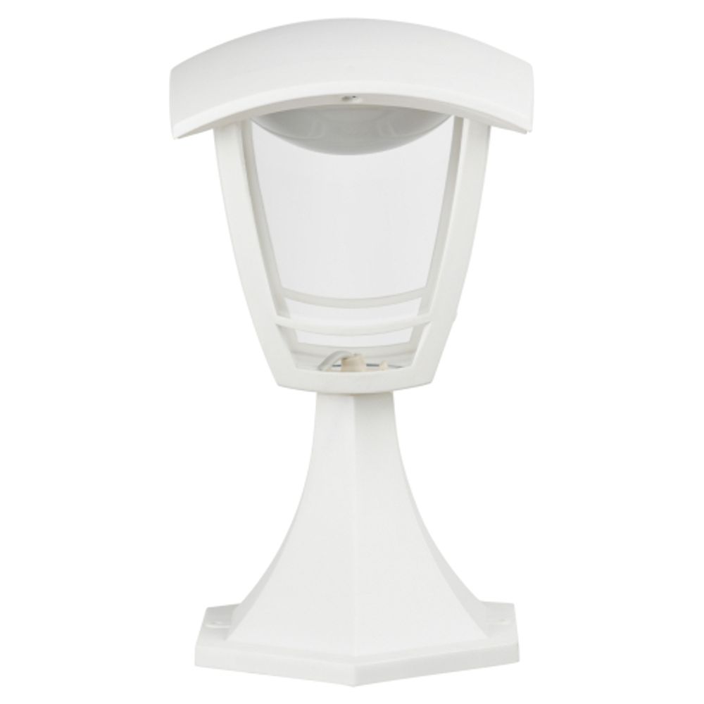 Садово-парковый светильник ЭРА «Валенсия 1» ДТУ 07-8-003 белый 6-гранный напольный IP44 светодиодный 8Вт 3000K | Садово-парковые светильники