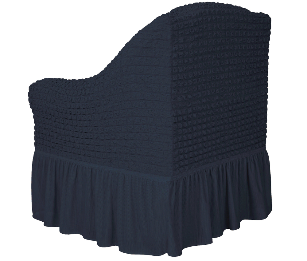 Чехол на кресло с оборкой Стандарт, цвет Антрацит