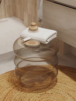 Столик приставной Vivlend, Ø38 см, серо-зеленый