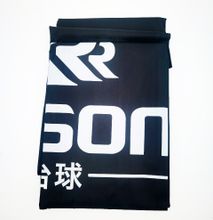 Покрывало для стола "Rasson" 8 ф (влагостойкое, серое, резинки на лузах)