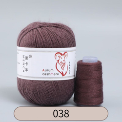 Пряжа Aurum Cashmere (кашемир) 50гр/310м(+-10м), 1 моток, цвет 02