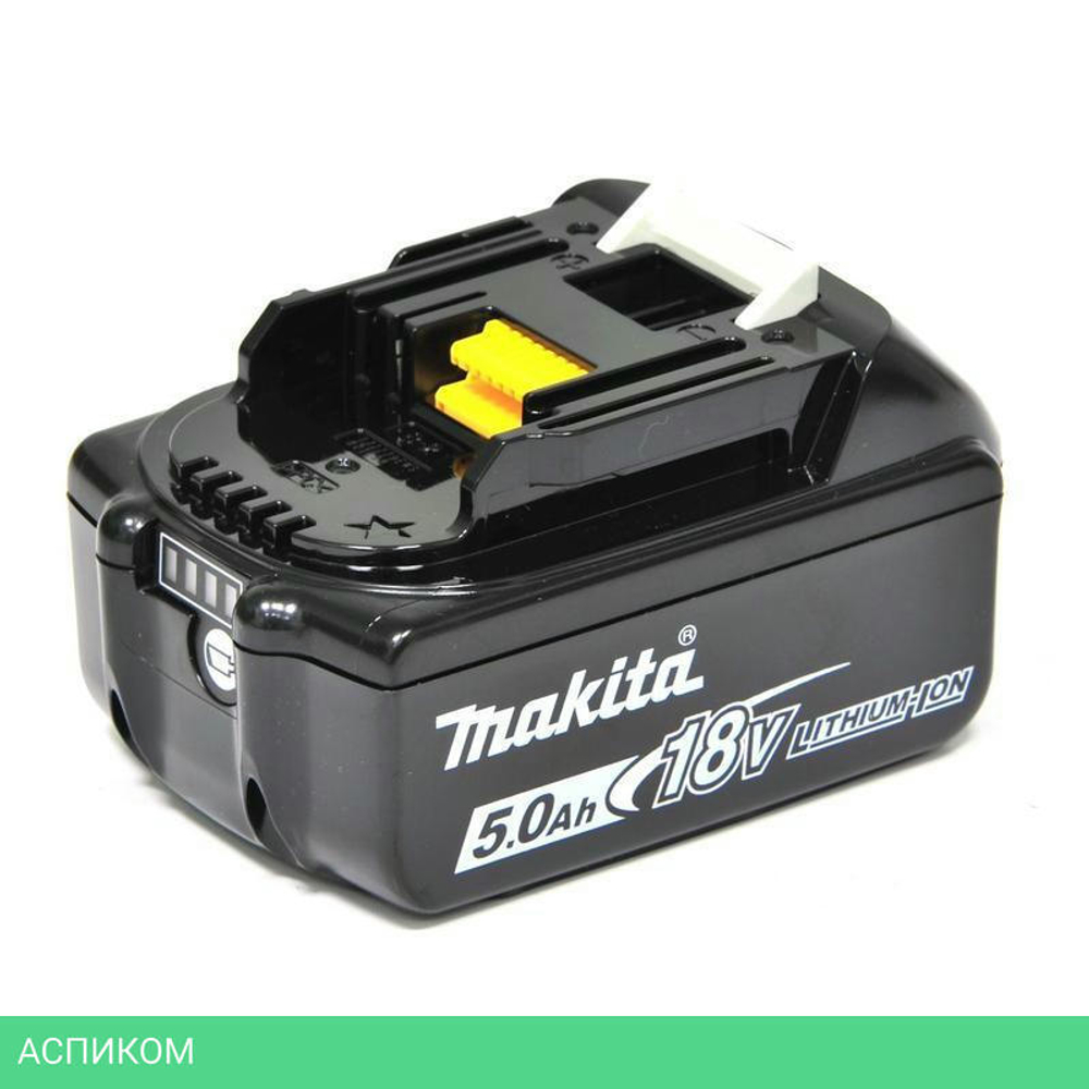 Аккумулятор с зарядным устройством для инструмента Makita BL1850B 18В 5Ач Li-Ion (191L75-3)