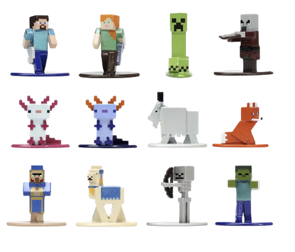 Рандомная Фигурка Blind Box Nano Minecraft figure Blister pack