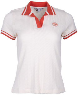 Женское поло Roland Garros Sofia Polo Shirt - белый
