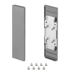 Заглушка SL-LINE-25100-DUAL SILVER глухая (Arlight, Пластик) 050522