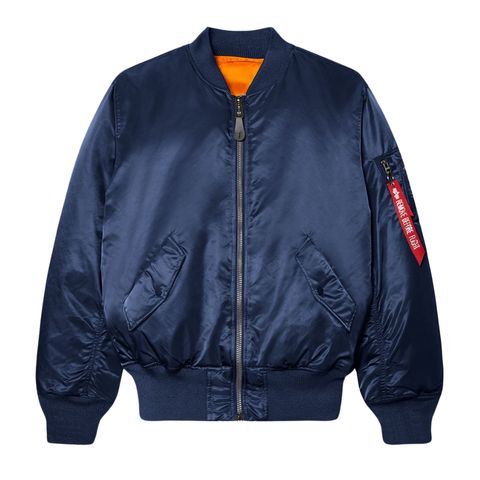 Бомбер Alpha Industries MA-1 Rep. Blue (Синий)