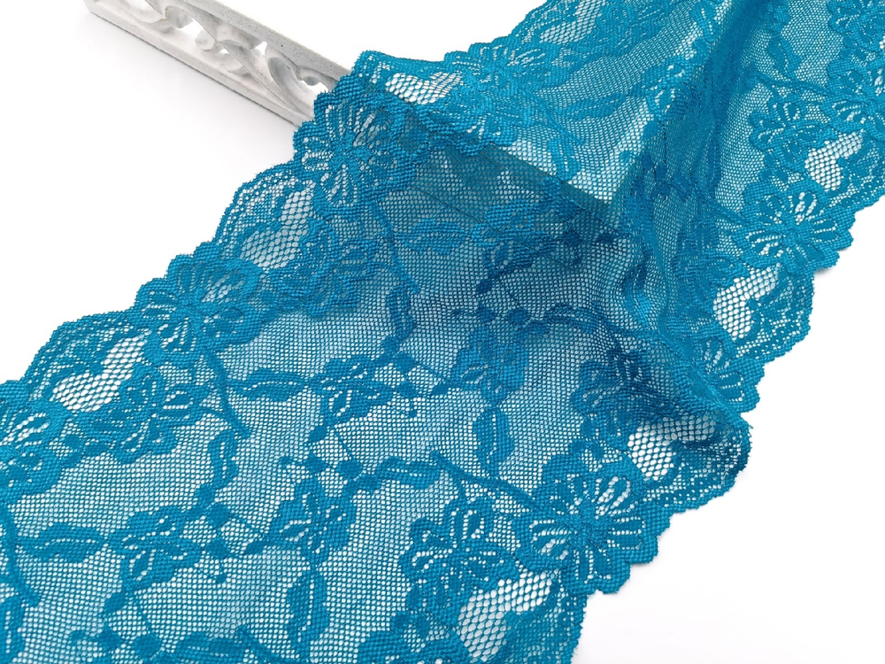 Эластичное кружево, 20см, карибская волна (Арт: EK-2746), м