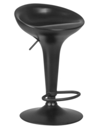 Стул барный DOBRIN BOMBA BLACK, чёрный