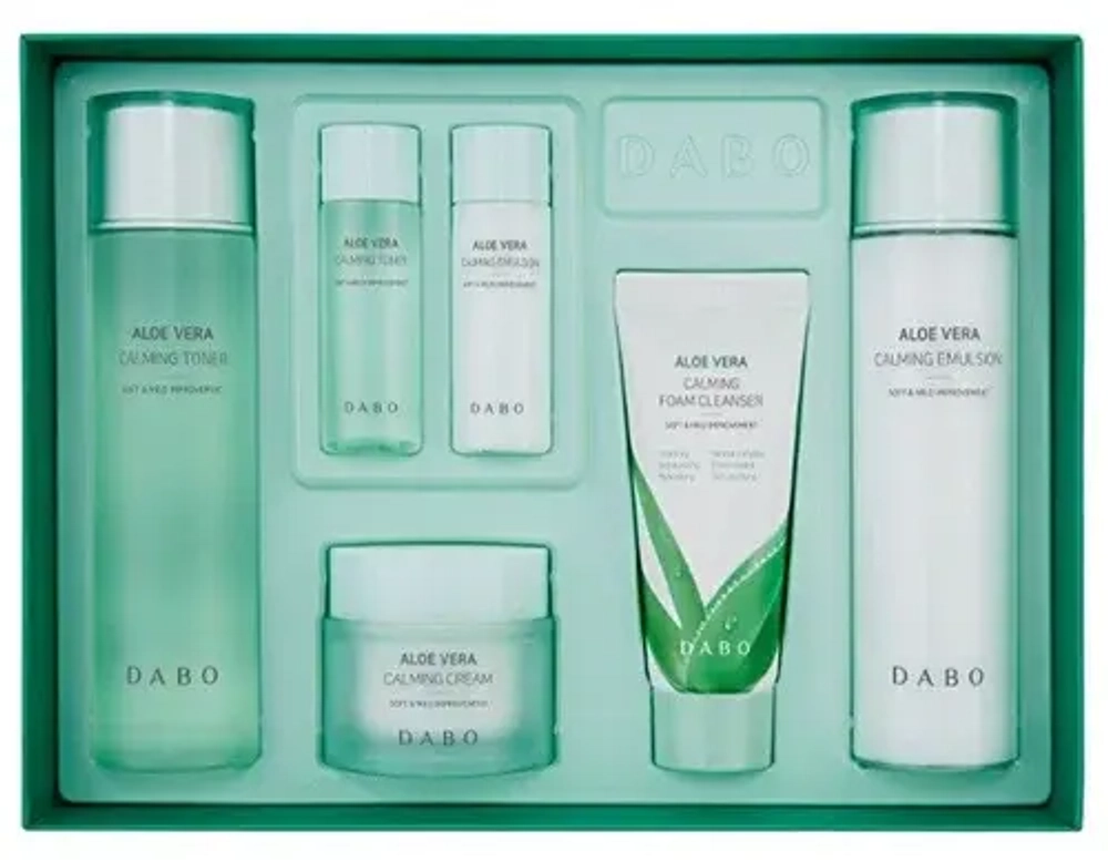 Dabo Aloe Vera Calming Skincare Set Набор средств для лица АЛОЕ подарочный