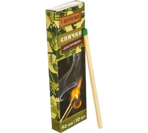 Спички Boyscout Костровые 90мм (10шт)