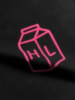 Футболка Hardlunch оверсайз Milk черная