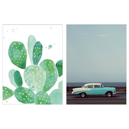 IKEA BILD  (ИКЕА БИЛД)  -  Плакат, Путешествия по пустыням, 30x40 см