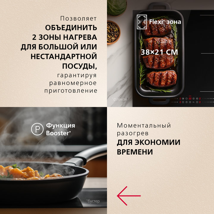 Индукционная варочная панель Hansa PRO CHEF BHI68810