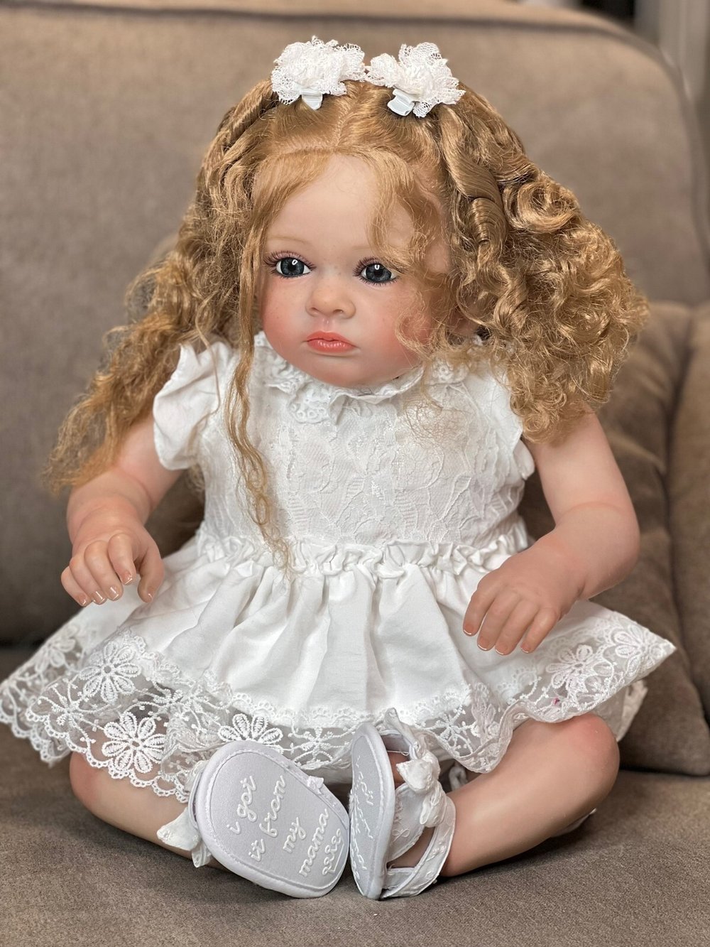 Кукла Реборн мягконабивная 60см в пакете (FA-590)