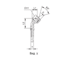 Фитинг DN 25 BSP (Г) 1.1/4 (45) Interlock