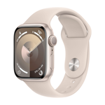 Умные часы Apple Watch Series 9 GPS, 41mm, Aluminium Case with Sport Band S/M, Starlight (Сияющая звезда)