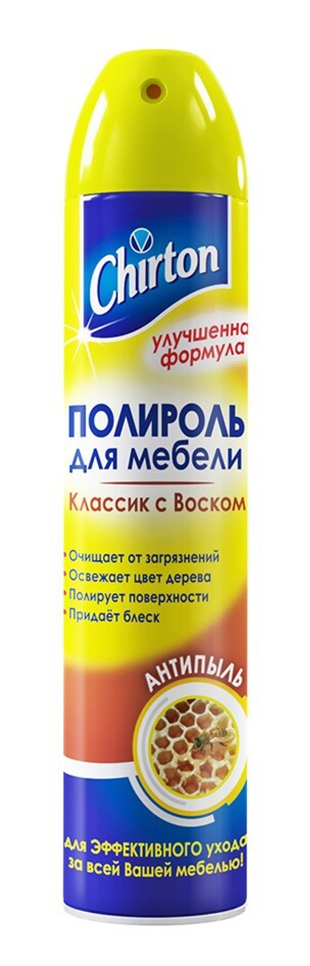 Chirton Полироль д/меб. Антипыль-Классик 300 мл. *6*24