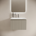 Тумба подвесная SANCOS Code 590х453х400, c одним ящиком оснащенным доводчиками, цвет серая платина , арт. CD60GP