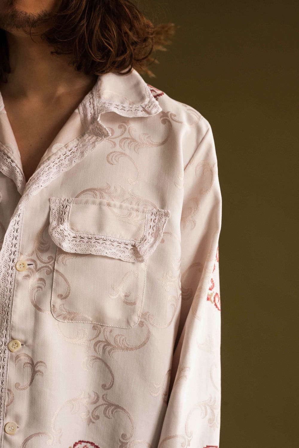 Рубашка Soeurs Embroidered Ornamental Pattern Shirt