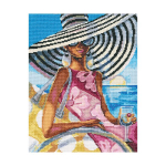 "Эффектная женщина"-M472  вышивка