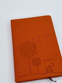 Блокнот 144 л А5 линейка одуванчик оранжевый (8344-15)
