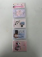 Блокнот "Девушки" 10,5*7,5см на спирали. 4 шт в наборе