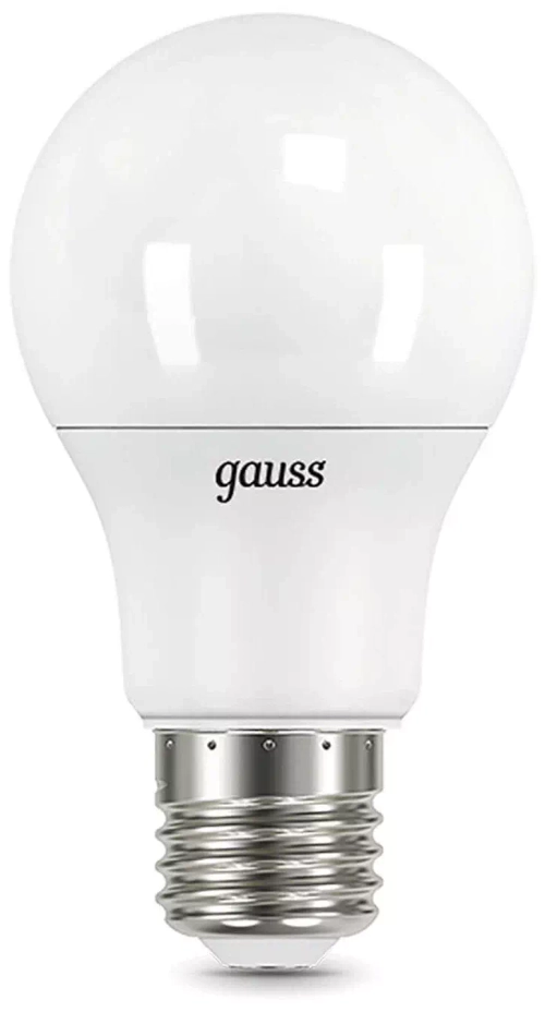 Лампа Gauss Led A60 10W E27  930lm 3000/4100 СТС 102502110-Т