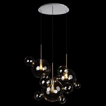 Подвесной светильник 3*Е27 2034-D3 прозрачный Bolle  LOFT IT